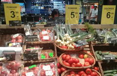 Цены на продукты в Польше в магазинах, помидоры