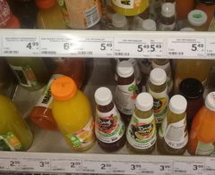 Food prices in Poland in Warsaw, Juices squeezed