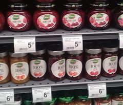 Food prices in Poland in Warsaw, jams