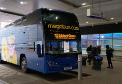 Междугородний транспорт Шотландии, Автобус из Англии в Шотландию снаружи