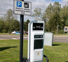 Transport in Scotland and Edinburgh, Charging for an electric car