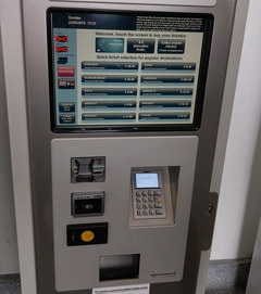 Scotland Railways, Railway Ticket Sales Machine