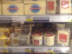 Цены на продукты в Стокгольме в Швеции, Сыры