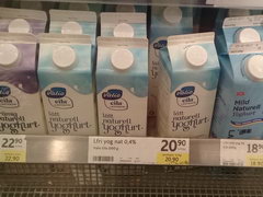 Цены на продукты в Стокгольме в Швеции, Йогурты питьевые