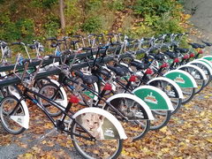 Transport prices in Stockholm, bicycles for rent