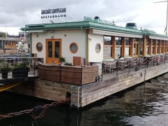Prices in Stockholm for food, restaurant on the pier in Stockholm