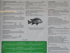 Цены в Стокгольме на еду, Итальянский ресторан, меню, основные блюд