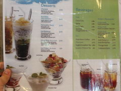 Food and drink prices in Singapore in Sentosa, In a touristic cafe