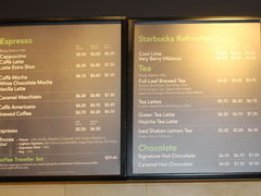 Food and drink prices in Singapore, Starbucks cafe