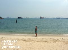 Развлечения на острове Сентоза в Сингапуре, Пляж на Сентозе 