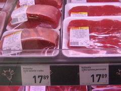 Cost of food in Bratislava, Selected meat