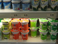 Цены на продукты в Словении (Блед), Йогурты