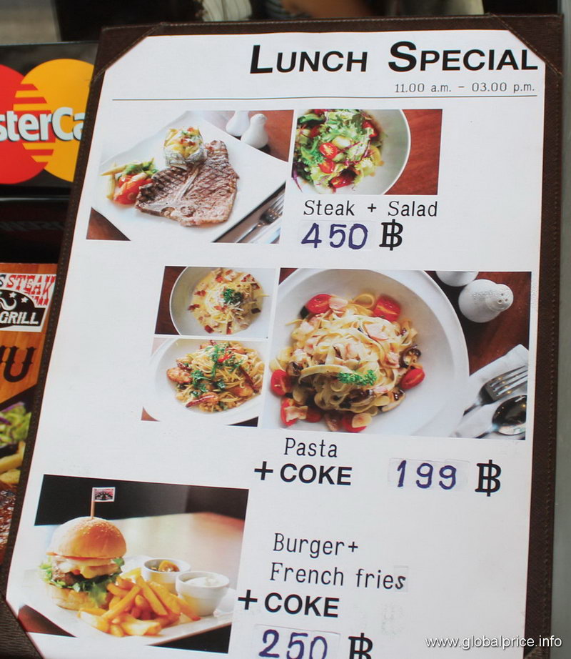 Protos For The Article Food And Drinks Prices In Bangkok In Thailand 