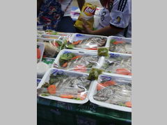 Bangkok, Thailand, prices at a supermarket, Fish on the street