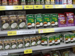 Bangkok, Thailand, grocery prices, Coconut milk