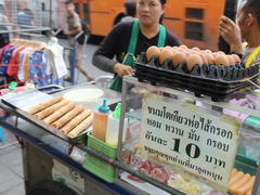 Таиланд, Бангкок, уличная еда, Блинчики на улице
