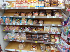 Thailand, Chiang Mai supermarket prices, Various rolls and sandwiches