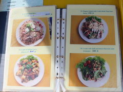 Hua Hin food prices, Thailand, Main dishes with seafood