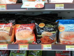 Hua Hin grocery prices, Thailand, Hamburgers for microwave