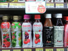 Hua Hin grocery prices, Thailand, Soft drinks
