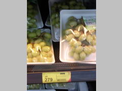 Prices in Hua Hin, Thailand, Grapes