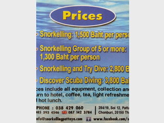 Attractions in Pattaya (Thailand), Diving and snokling
