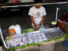 Street food in Pattaya in Thailand, The cost of seafood