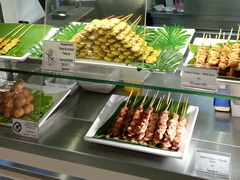 Food prices in Pattaya in Thailand, Skewers of chicken