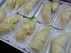 Prices in Thailand in Pattaya, Durians