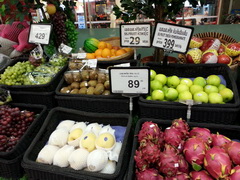Cost of groceries in Thailand in Pattaya, Various fruits