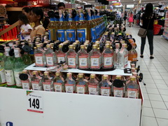 Цены на алкоголь в супермаркетах в Паттайе, Водка