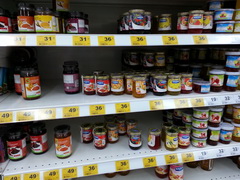 Prices in supermarkets in Pattaya, Jams and preserves