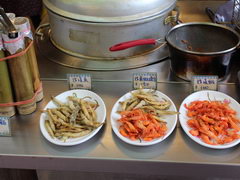 Street food in Thaiwan, Grilled Shrimp on the street