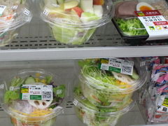 Eating out prices in Thaiwan in a supermarket, Salads