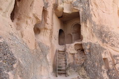 Cappadocia, Turkey, Bronze Age dwellings in the rocks