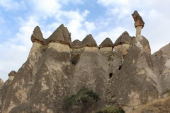 Каппадокия, Турция, Встречаются совсем необычне скалы