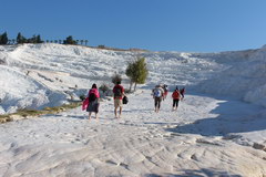 Excursions in Turkey, Cotton Mountain in Pamukkale