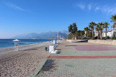 Recreation and entertainment in Antalya, Antalya beach in off season