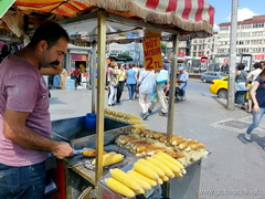 Цены на еду в Стамбуле, Кукуруза жареная