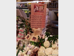 Prices for food in Istanbul, cheese from goat's milk