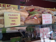 Цены на продукты в Венгрии, Готовые сэндвичи