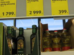 Цены на продукты в Будапеште, Оливковое и подсолнечное масло