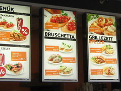 Цены на еду в Будепеште, Сэндвичи 