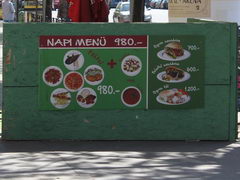 Цены на еду в Будапеште, Турецкие обеды