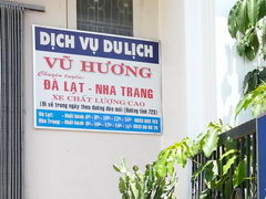 Vietnam, Dalat transport, Bus Schedule to Nha Trang (company Vu Huong) 