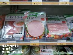 Cost of food in Japan, Prices of ham, Tokyo
