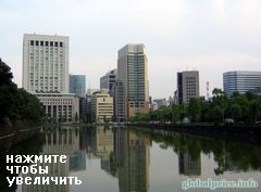 Токио, Япония, Район Хибия,возле дворца императора